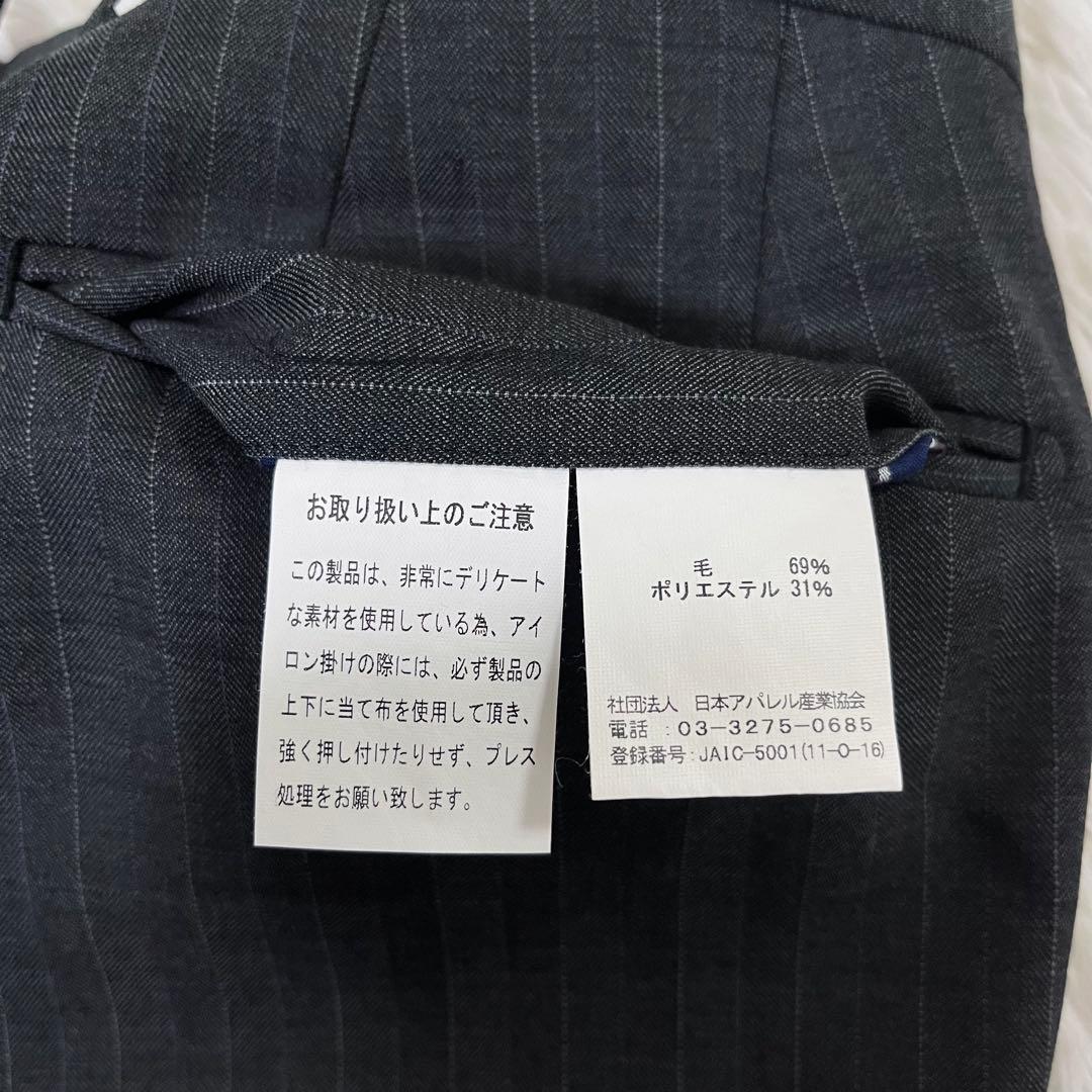 美品 パーソンズ 3ピース スーツ セットアップ AB6 L ストライプ