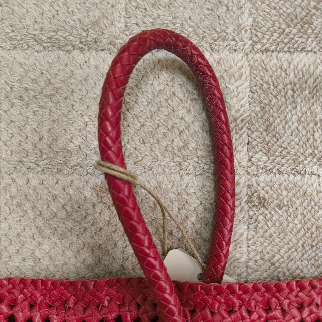 【タグ付】REN レザー メッシュバッグ 小型