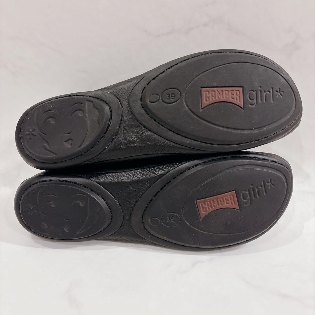 CAMPER カンペール ライトニナ フラット スリッポン レザー 39
