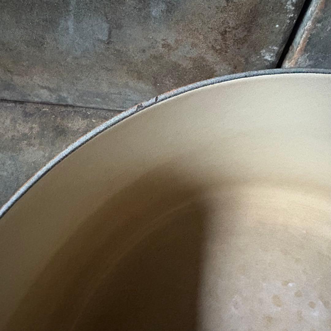 ル・クルーゼ ココット・ロンド オレンジ28cm 中古