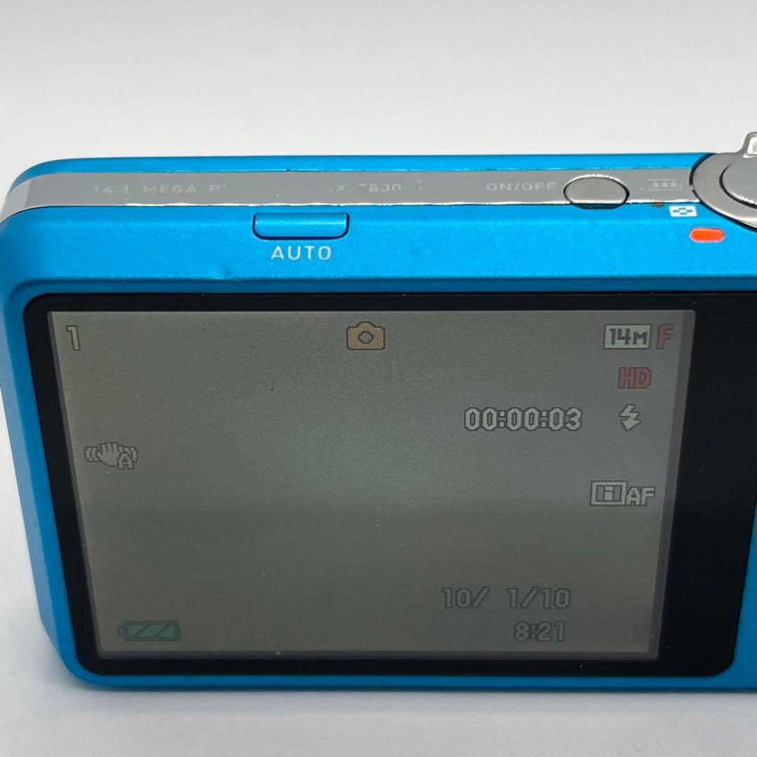 CASIO EXILIM EX-Z800 ブルー デジカメ コンデジ