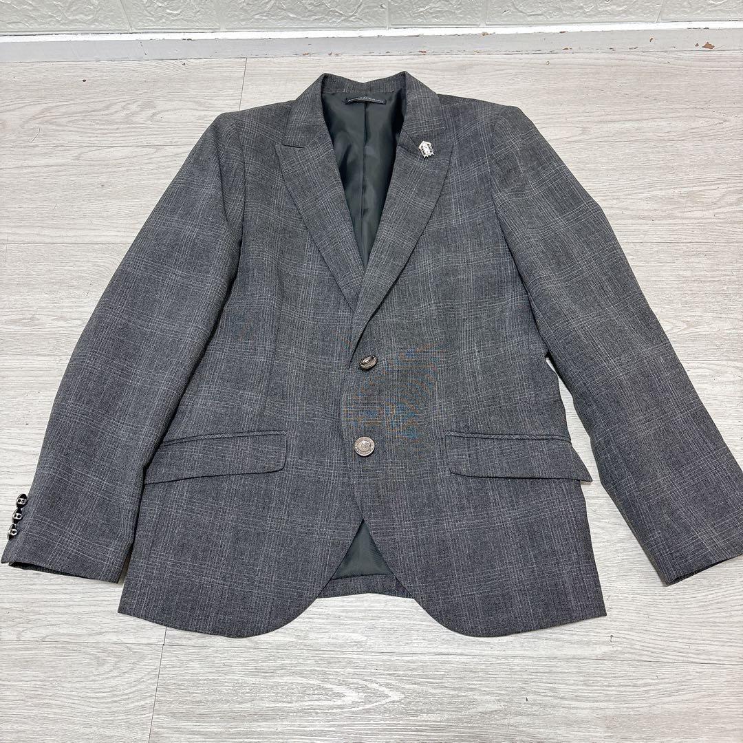 美品 ヒロミチナカノ 165サイズ グレー フォーマルスーツ 子供 セットアップ