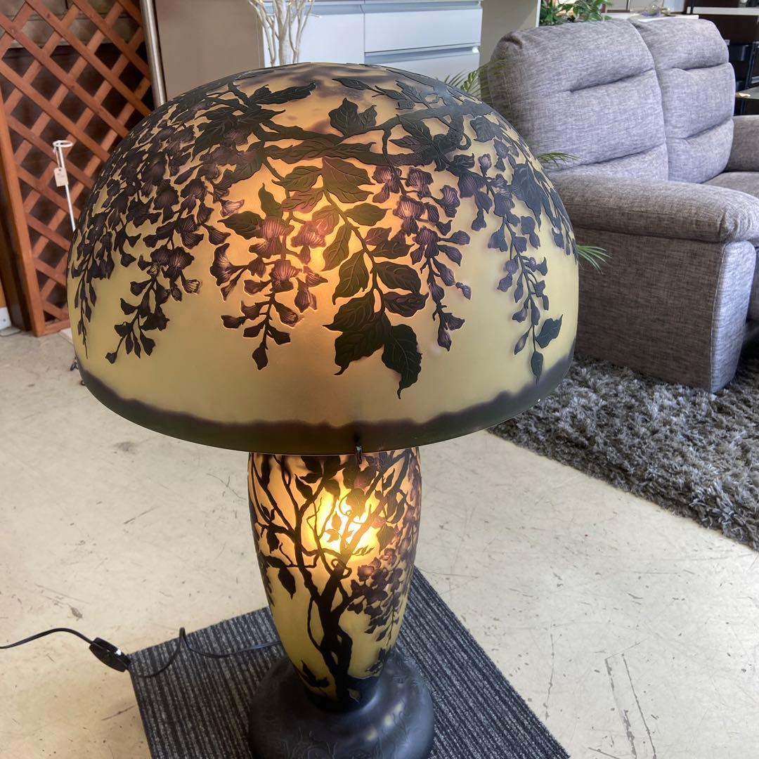 【エミールガレ風】フロアランプ　スタンドライト　大型　愛知県　あま市