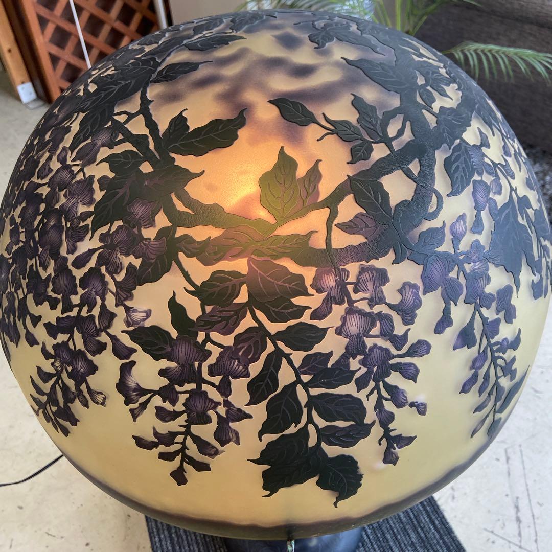 【エミールガレ風】フロアランプ　スタンドライト　大型　愛知県　あま市