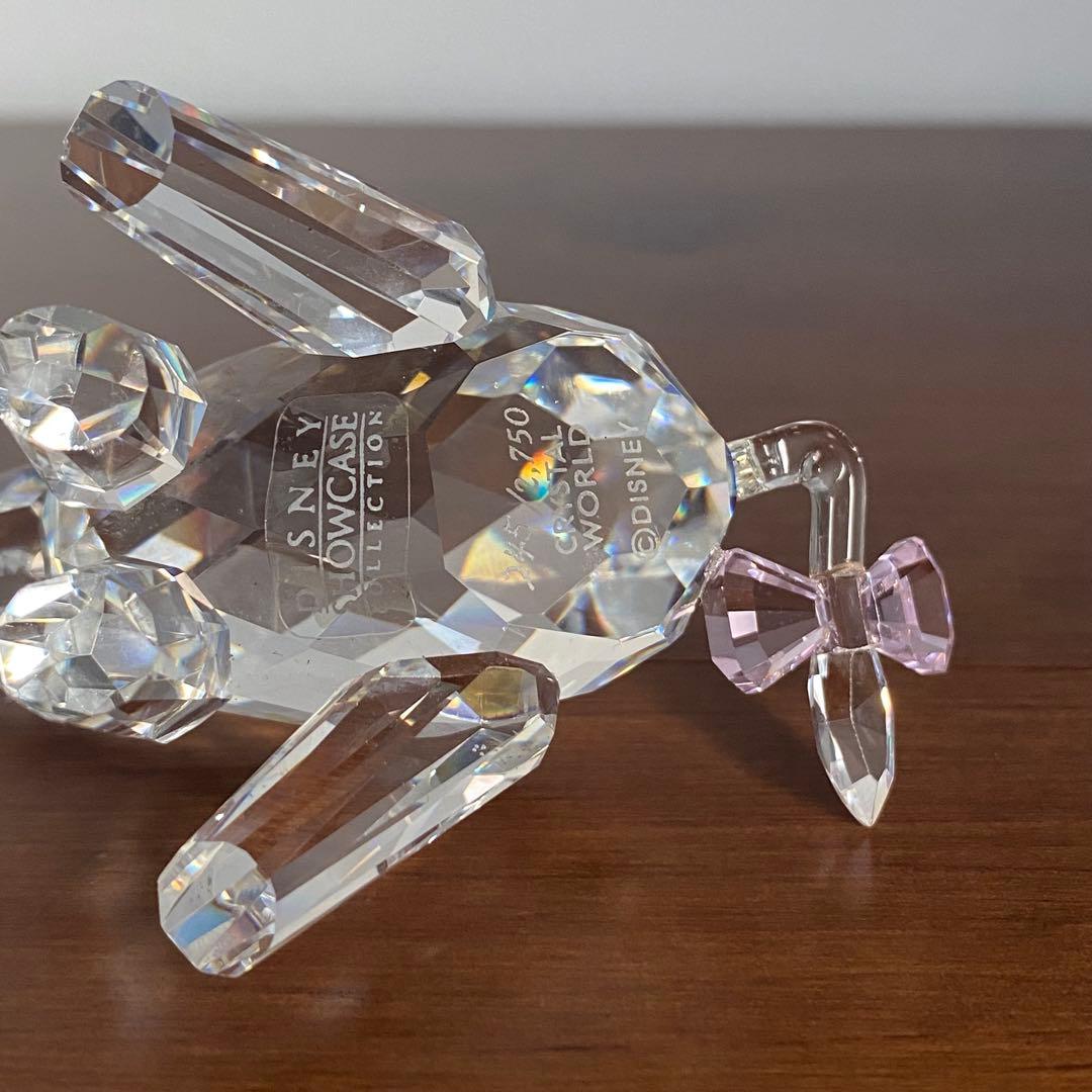 【欠けあり】ディズニーショーケース クリスタルワールド イーヨー 置物