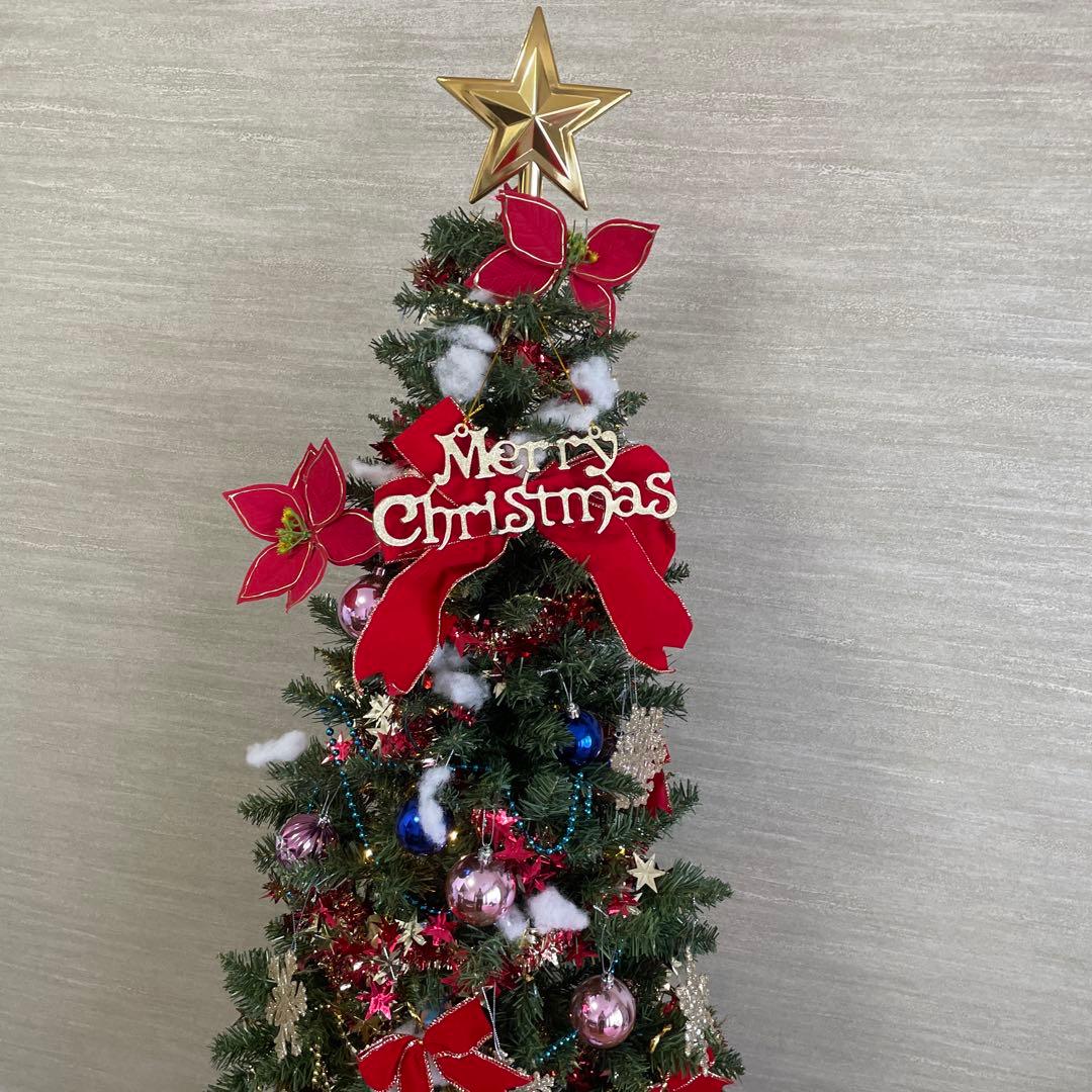 ウッドベーススリムツリーセット150cm 木製ポットツリー LED