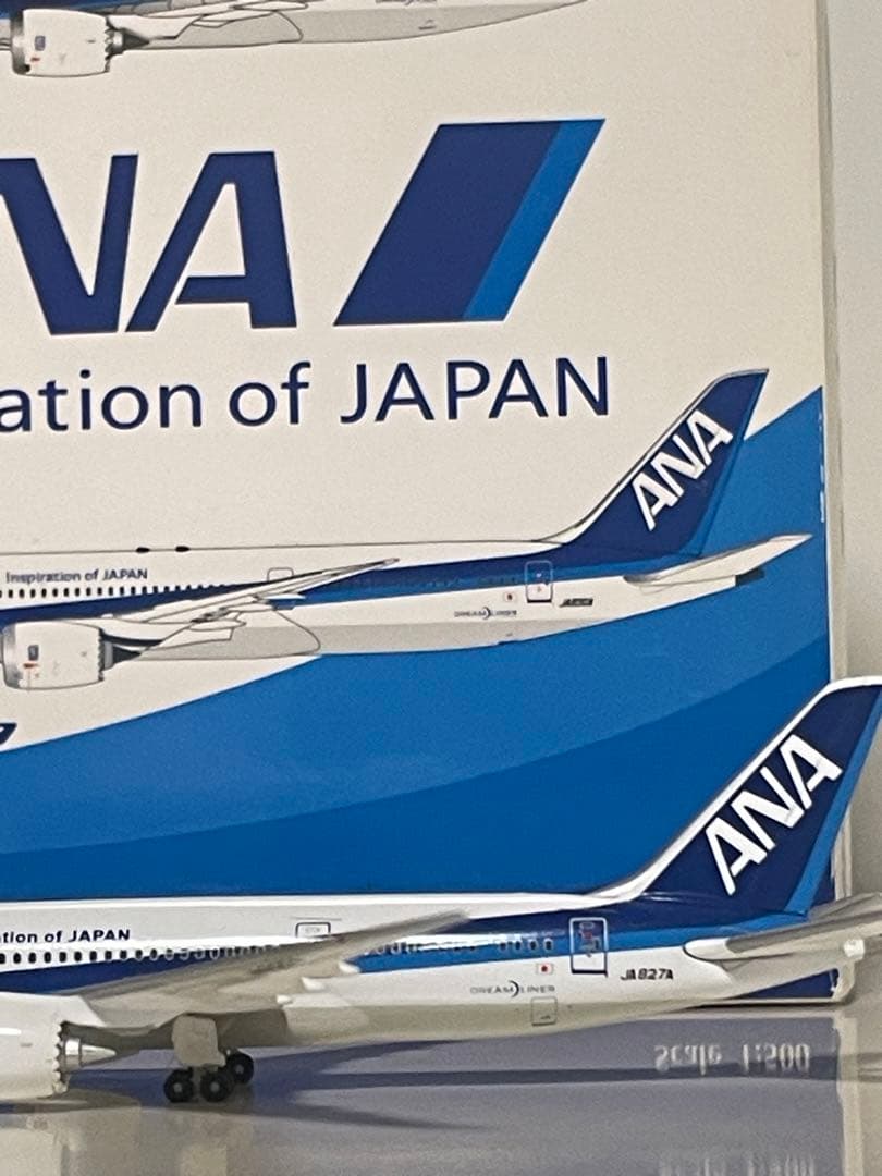 航空機・ヘリコプター JCwings ANA B787-8 JA827A 1/500
