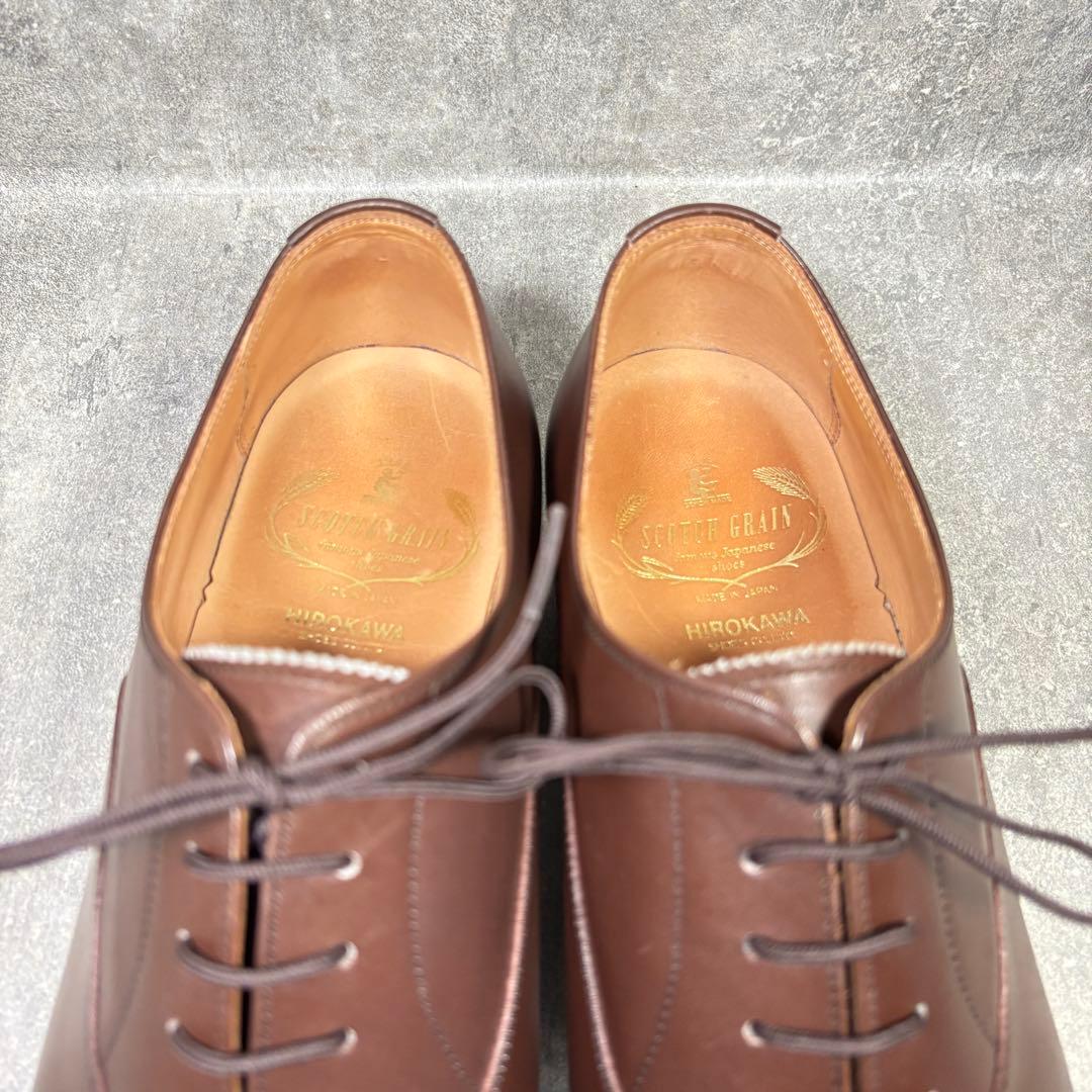 【極美品】スコッチグレイン ストレートチップ 3526 レザー 26cm