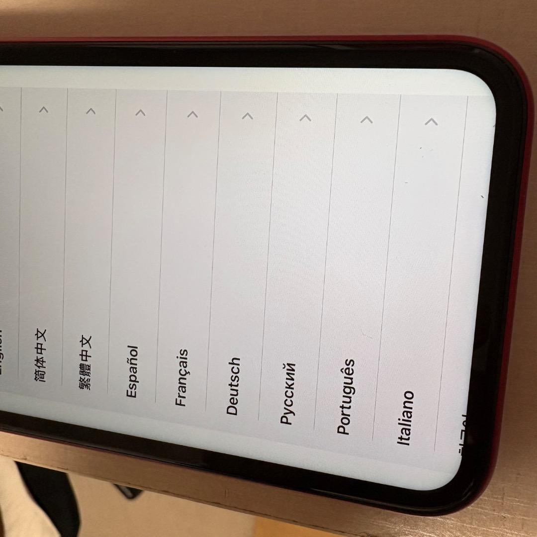 iPhoneXR【サイレントスイッチ破損】64GB レッド