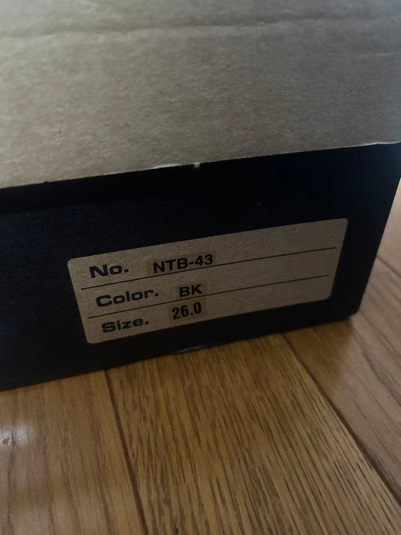 NANKAI NTB-43 ブラックバイクブーツ 26.0