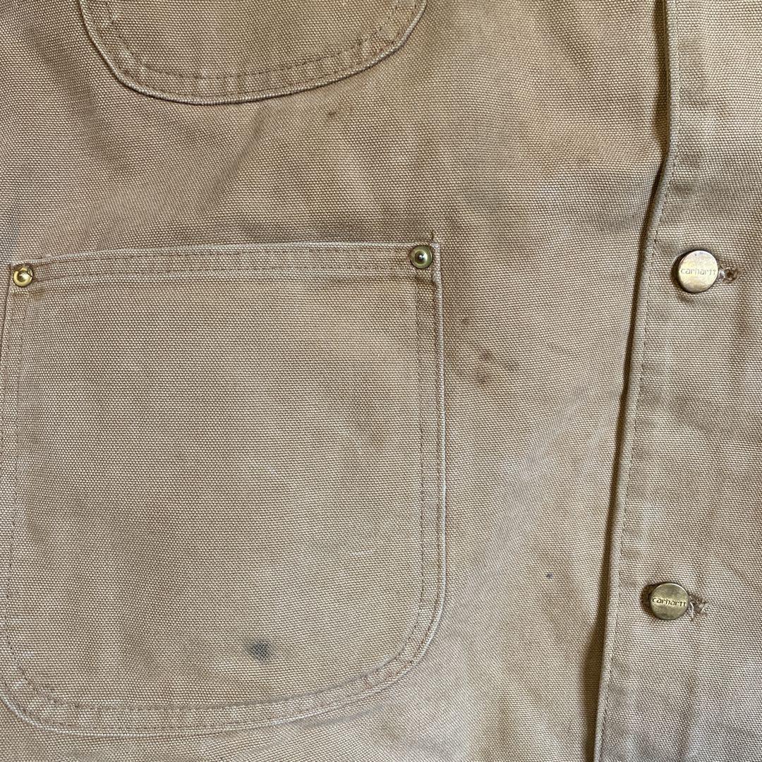 【名品】Carhartt ミシガンチョアコート ブラウン BRN XL程度