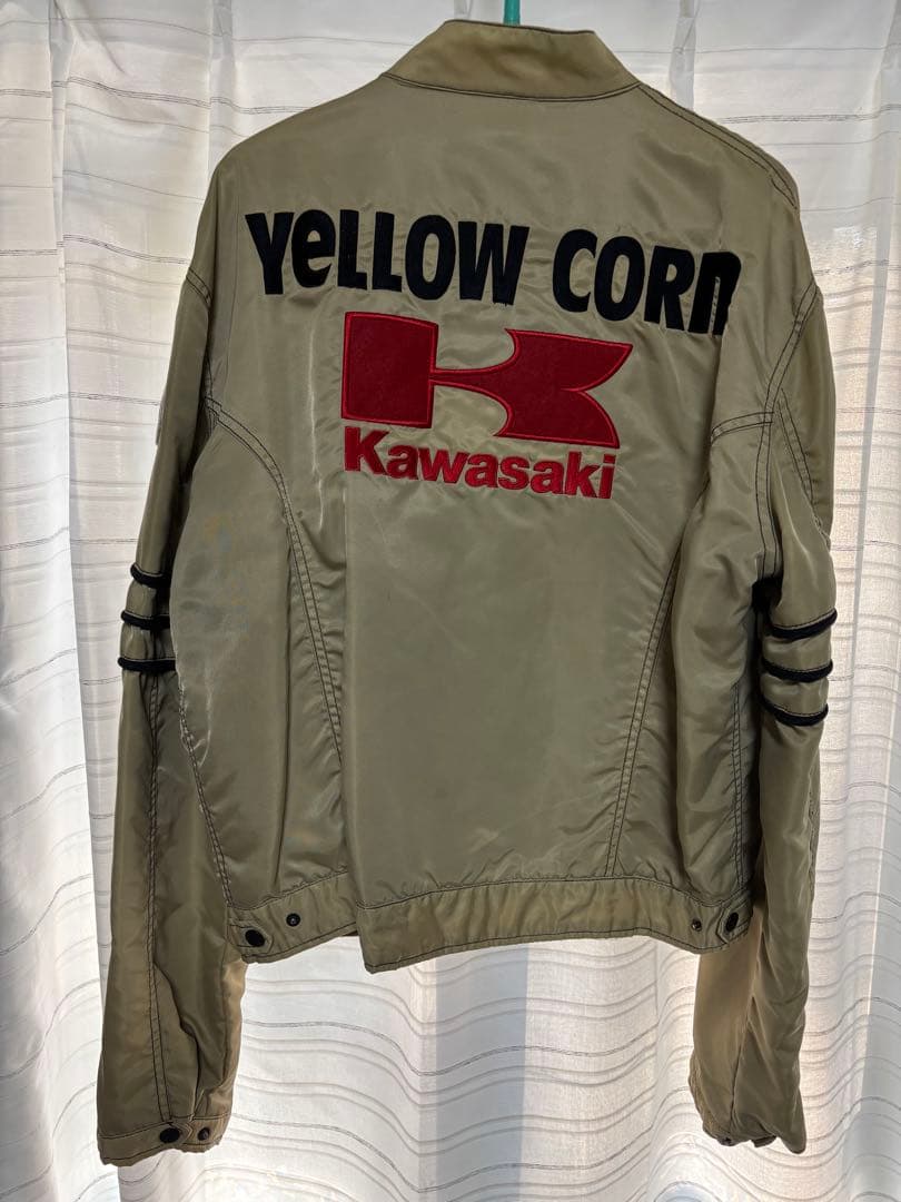 YELLOW CORN Kawasaki ジャケット LL ベージュ
