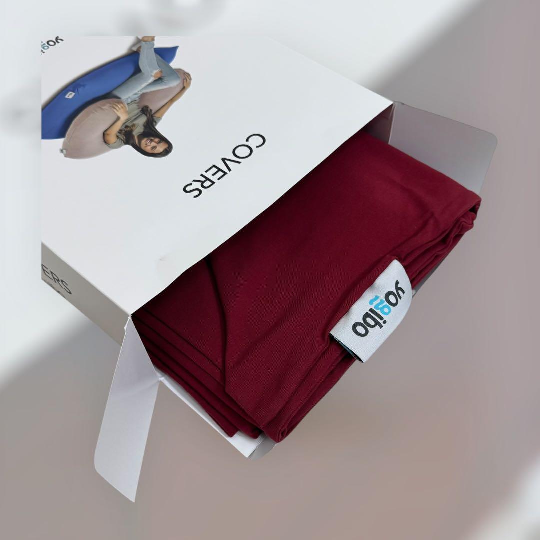 yogibo midi 変えカバー 赤色 未使用品