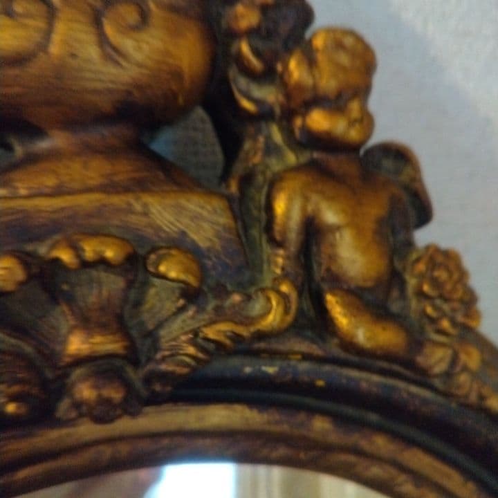 *激安！希少価値*イタリーミラー、ゴールドエンジェル