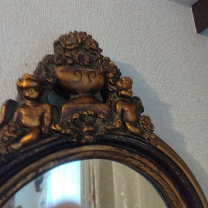 *激安！希少価値*イタリーミラー、ゴールドエンジェル