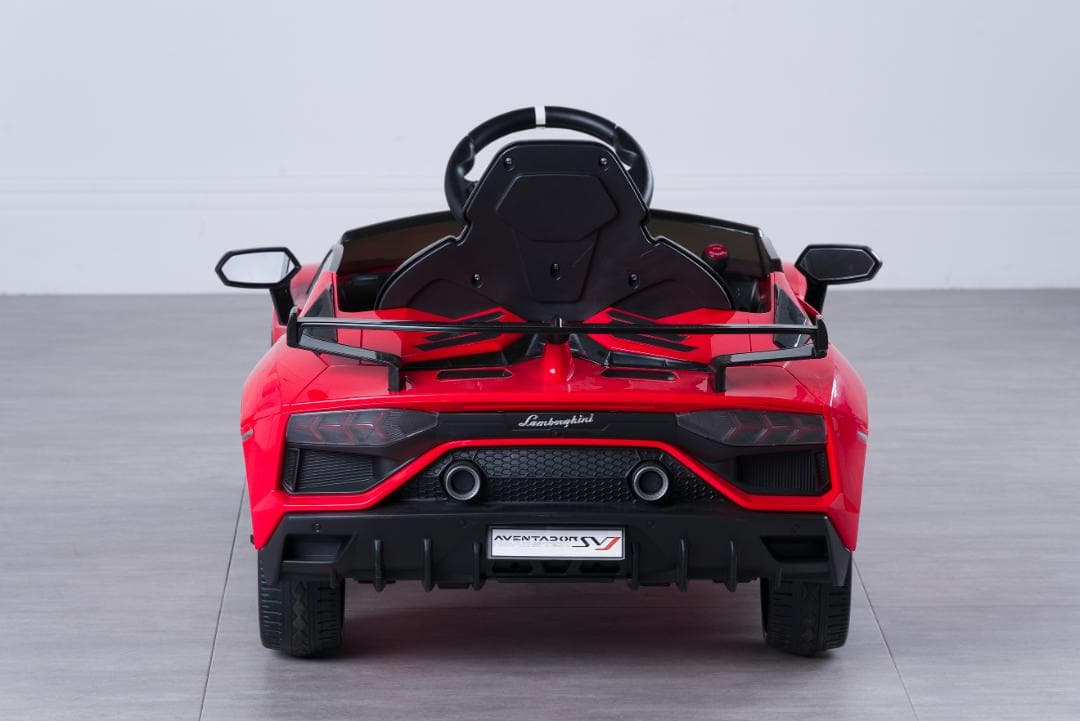 傑作スーパーカー「アヴェンタドールSVJ」が遂に電動乗用カーに！電動乗用カー