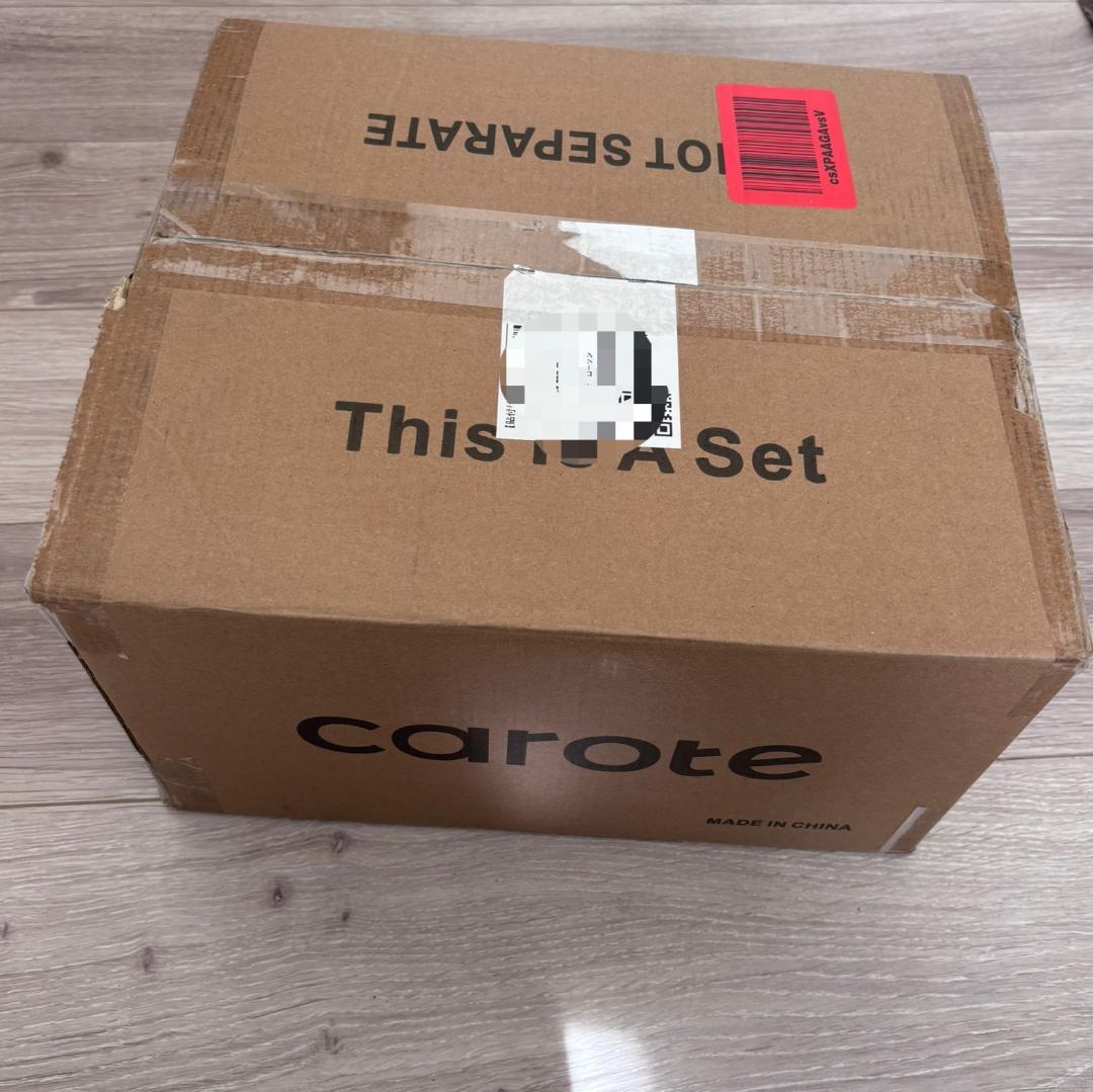 CAROTEカローテ フライパンセット 16点 ベージュ アイスクリームシリーズ