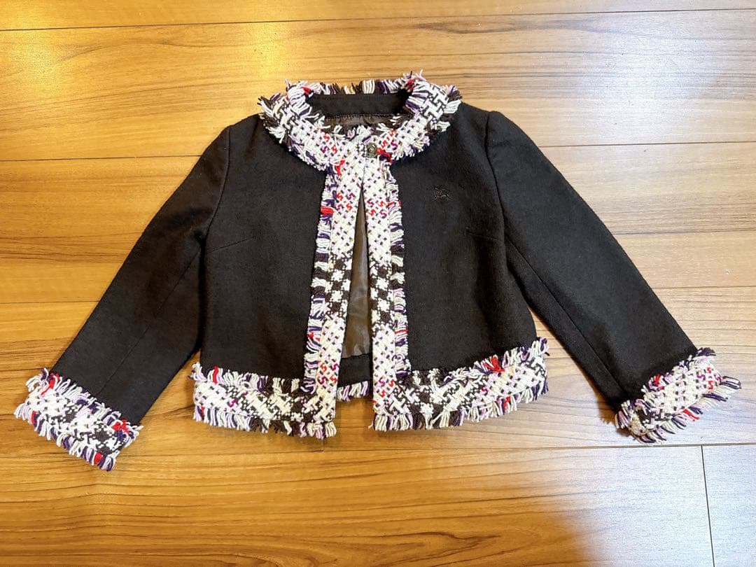 Burberry ツイードジャケットスカートセット