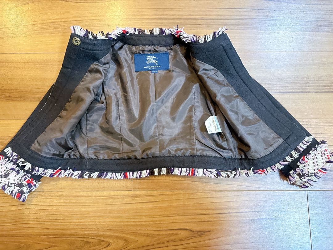 Burberry ツイードジャケットスカートセット