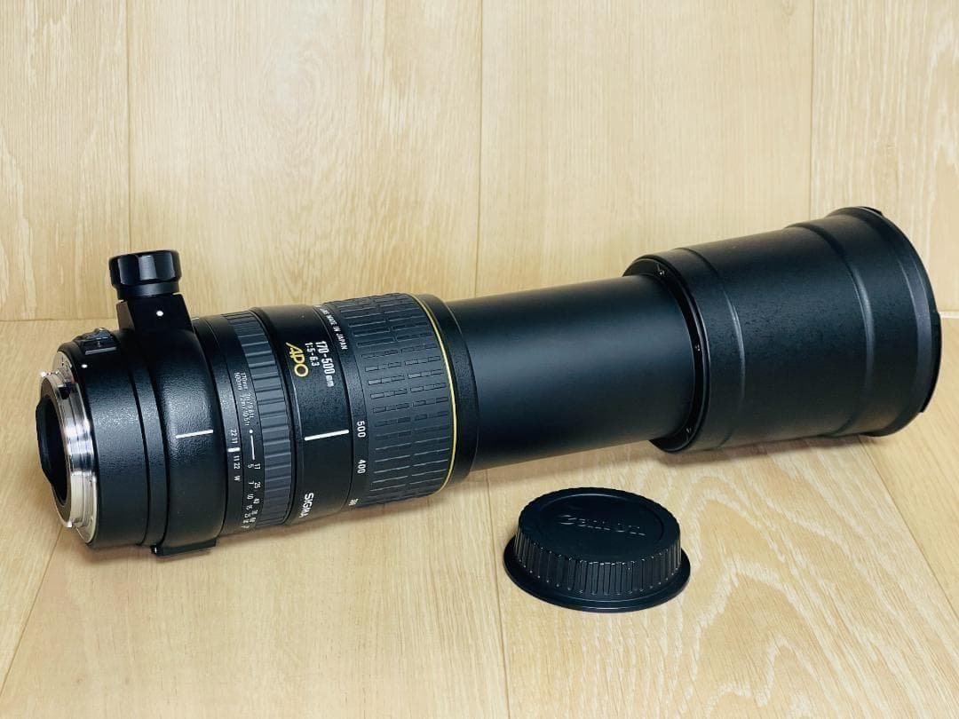 SIGMA APO 170-500mm f5-6.3 EF キャノン用 三脚座付