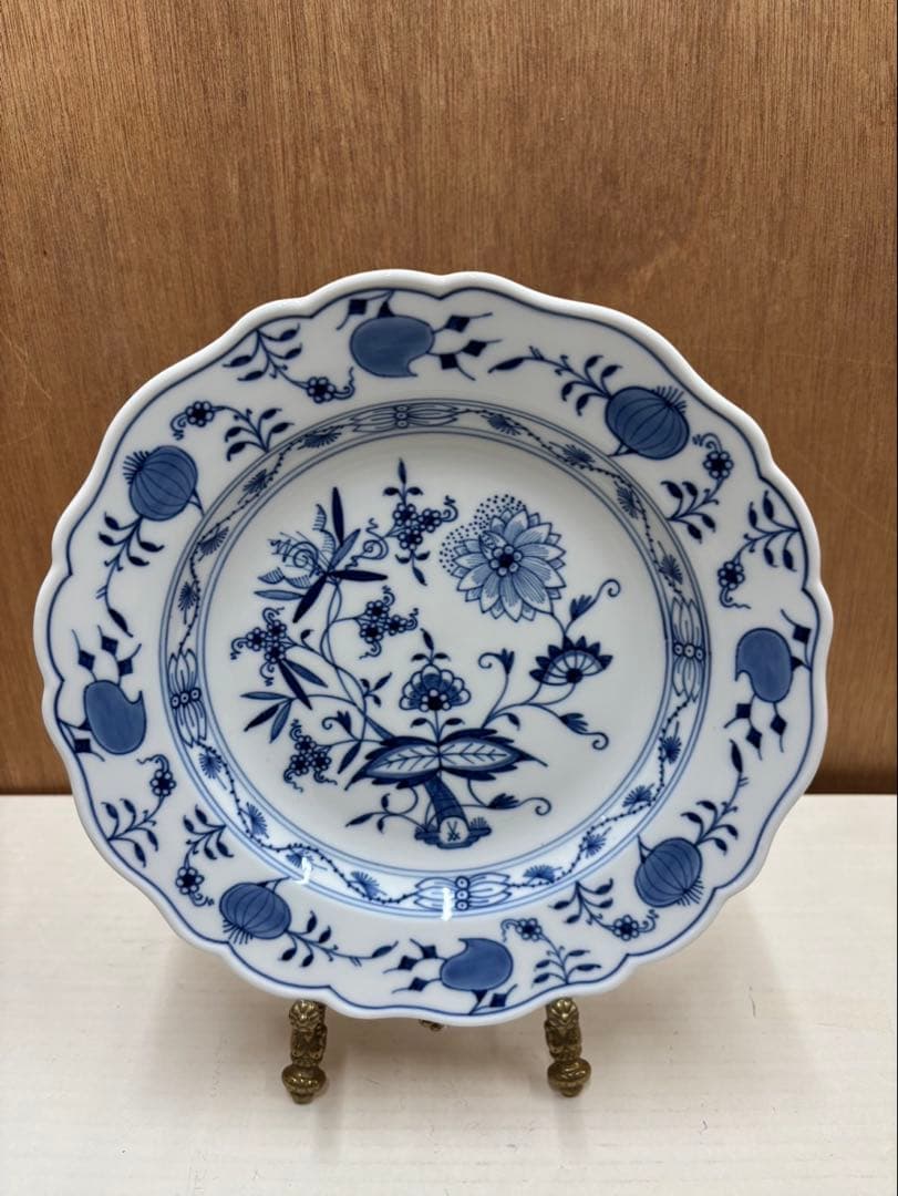 マイセン 一級品 ブルーオニオン プレート 1枚