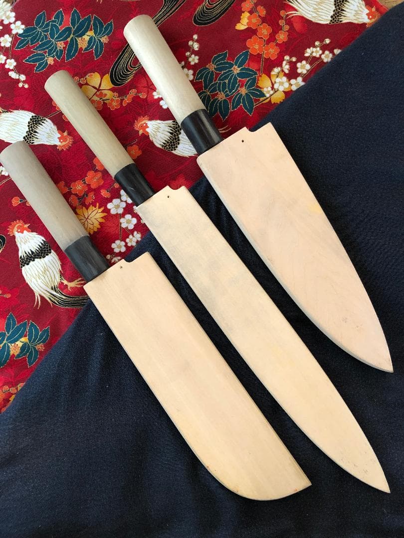 【研ぎ済み】白鋼・上作　鞘付き　郷右馬允義弘　出刃包丁　柳刃包丁　鎌形薄刃包丁