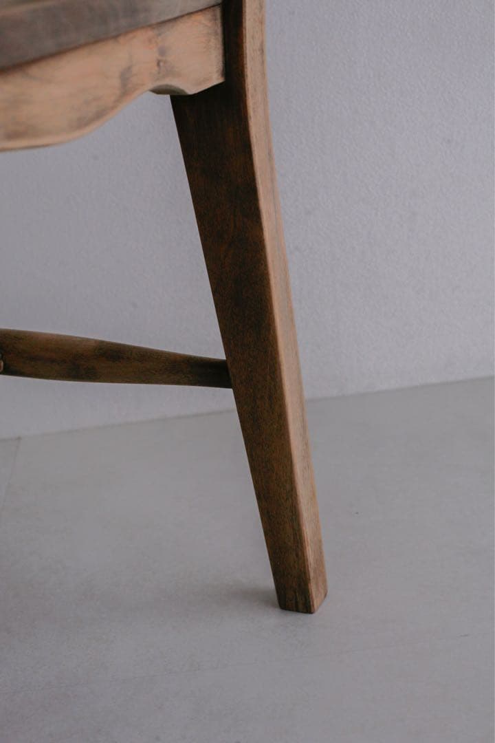 白木椅子 無垢材 ダイニングチェア　アンティークチェア ナチュラル古家具 古道具