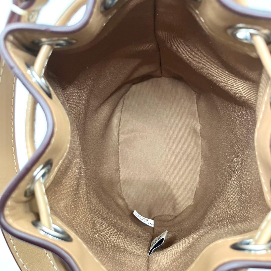 【美品】COACH コーチ ショルダーバッグ ハンドバッグ ミニバケット 巾着