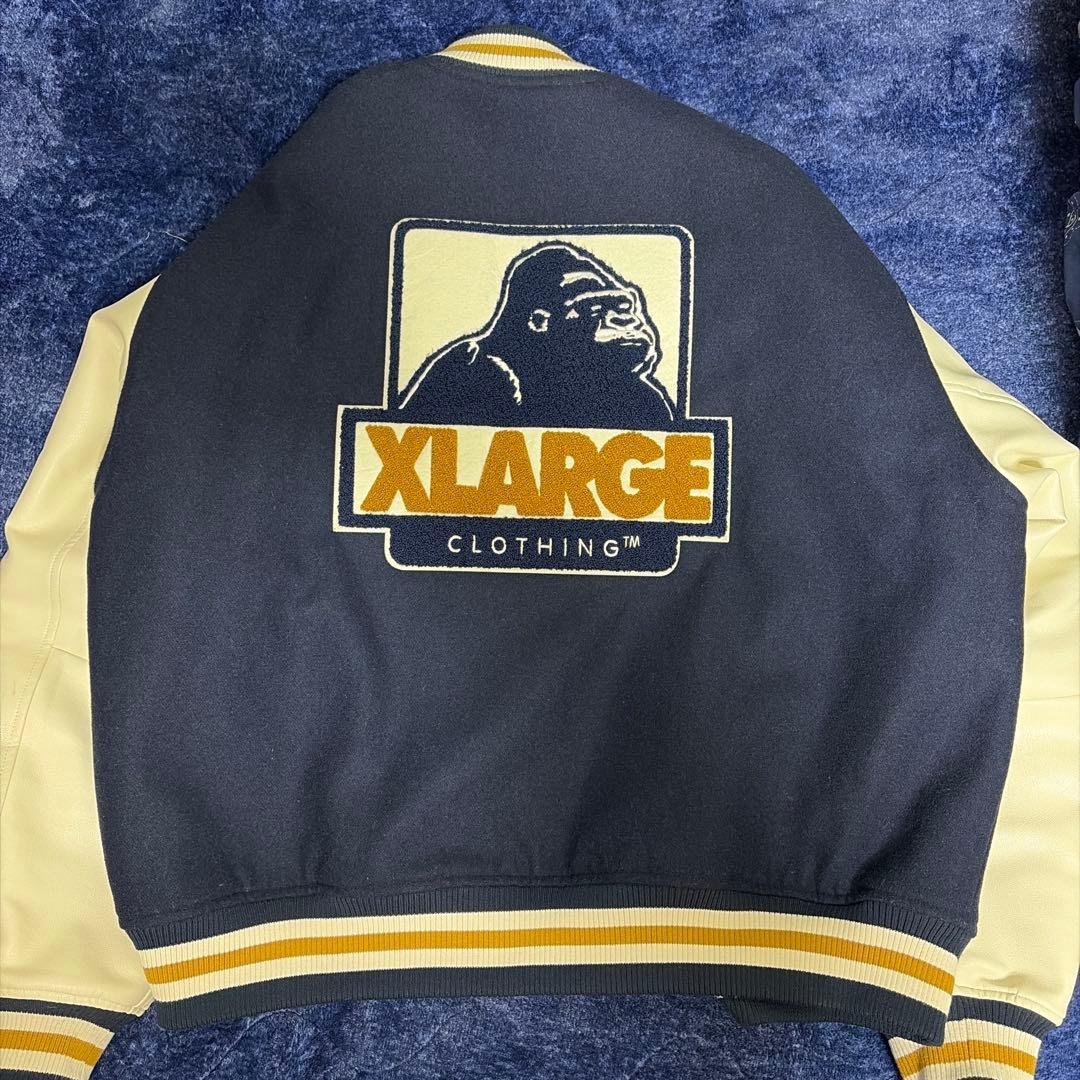 XLARGEスタジャンネイビー
