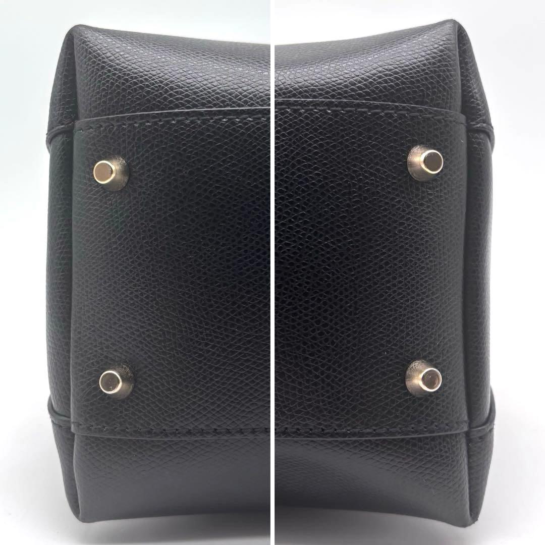 ✨美品✨フルラ　パイパー　M　ハンドバッグ　ショルダーバッグ　2way　ブラック