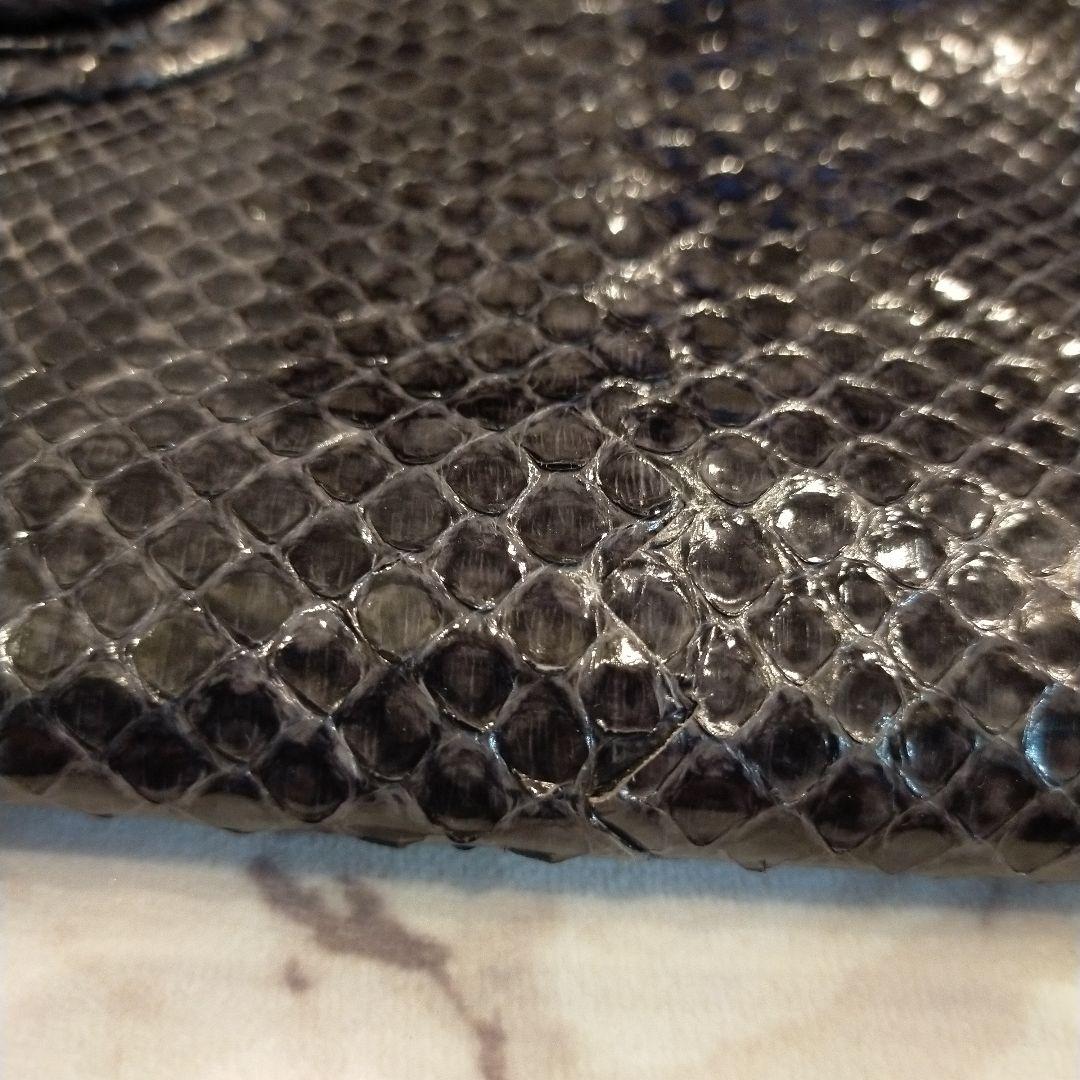 BOTTEGA VENETAボッテガヴェネタ パイソン クラッチバッグ