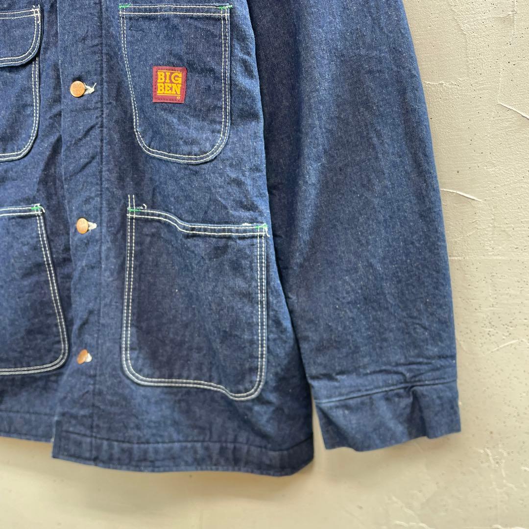 【美品】BIG BEN デニム カバーオール 濃厚 ライナー USA製