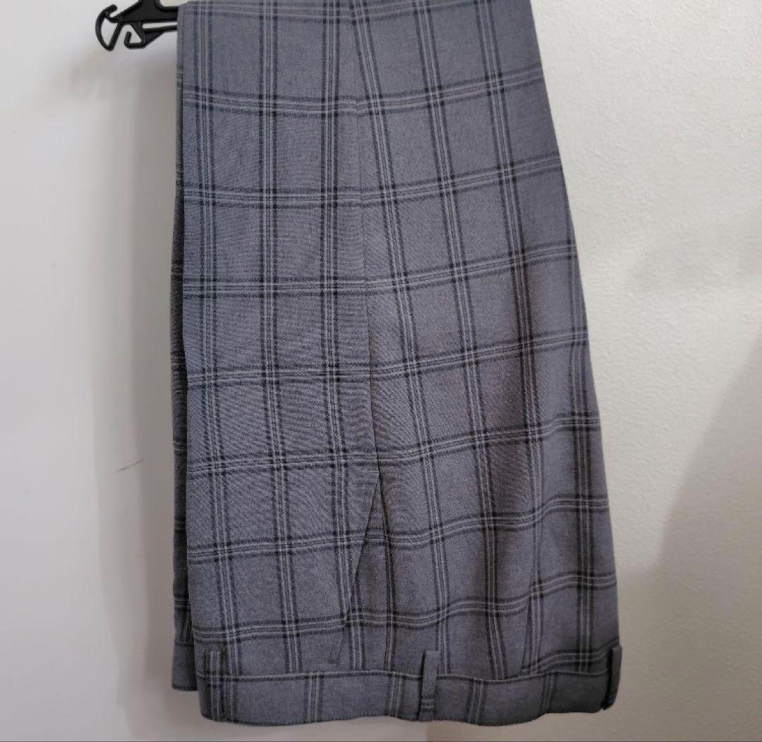 【早い者勝ち値下げ】新品 グレー系チェック スーツ 170A