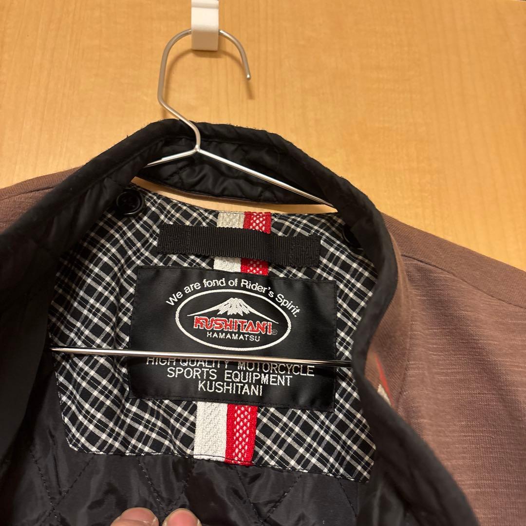 【値引き】クシタニレザージャケット　インナーダウン付き