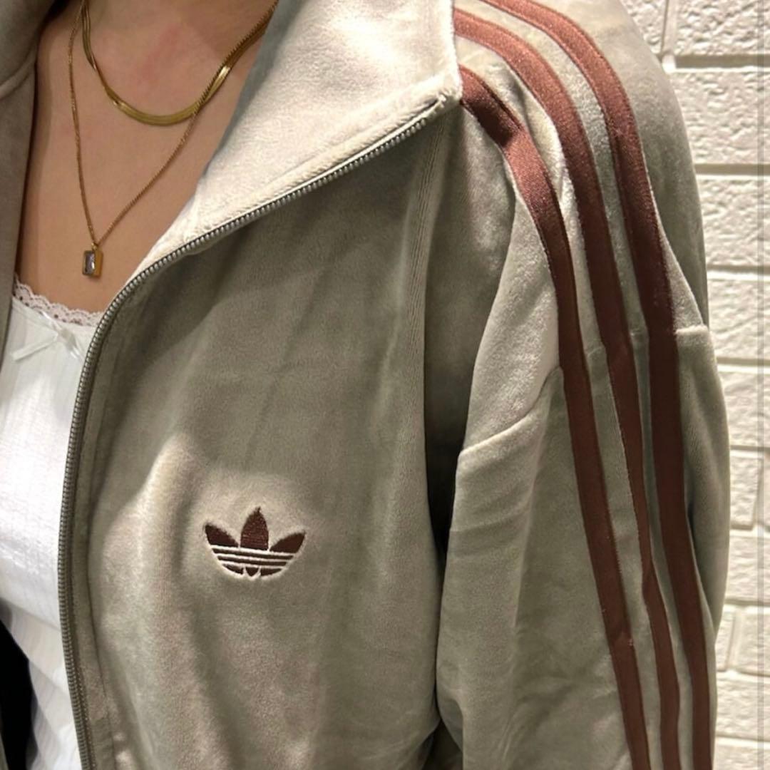 新品M⭐️adidas × ジャーナルスタンダード ベロア トラックトップ