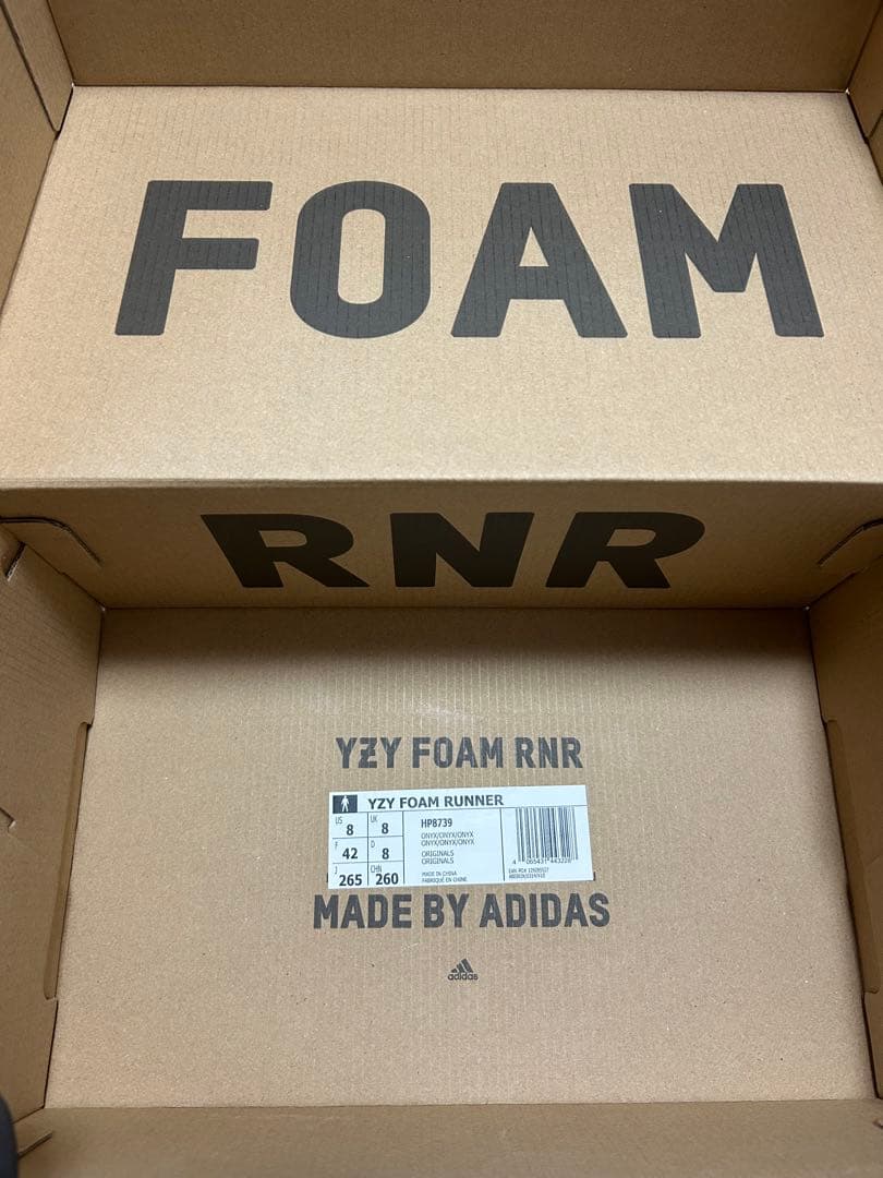 靴 adidas YEEZY Foam Runner \"Onyx\" 26.5