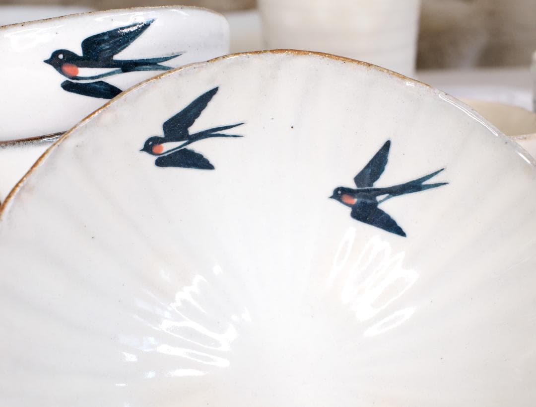 【Samercifyさま専用】西端春奈さんツバメのお椀・小丼