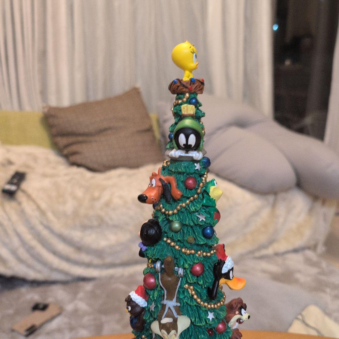 ディズニーキャラクター装飾 LEDライト付きクリスマスツリー 約30cm