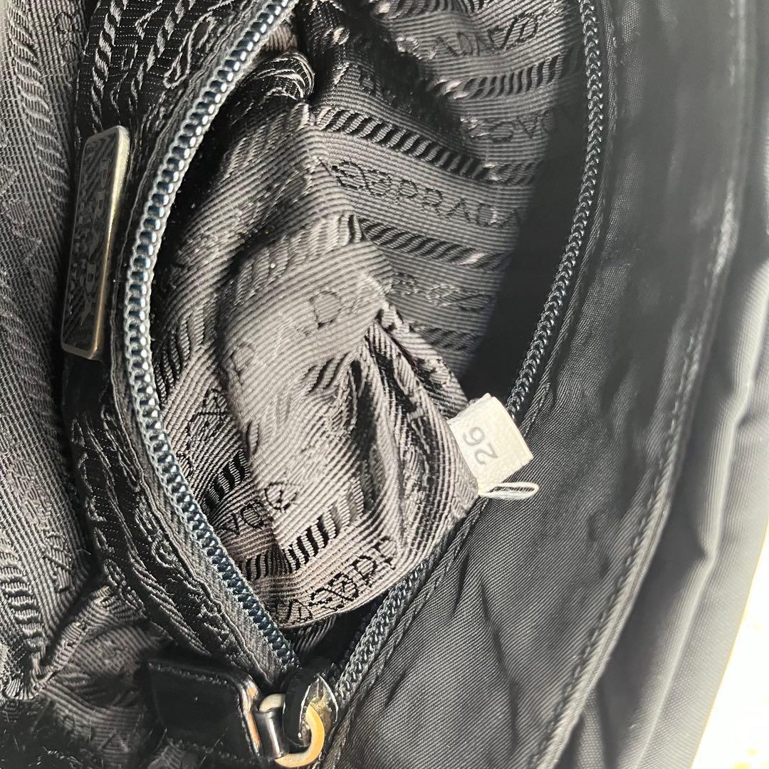 ✨美品✨PRADA プラダ ショルダーバッグ 三角ロゴ ナイロン ブラック
