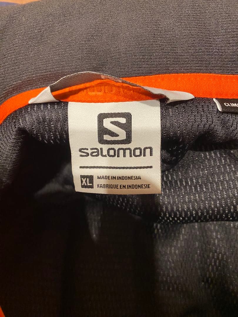 Salomon スキー用ジャケット オレンジ