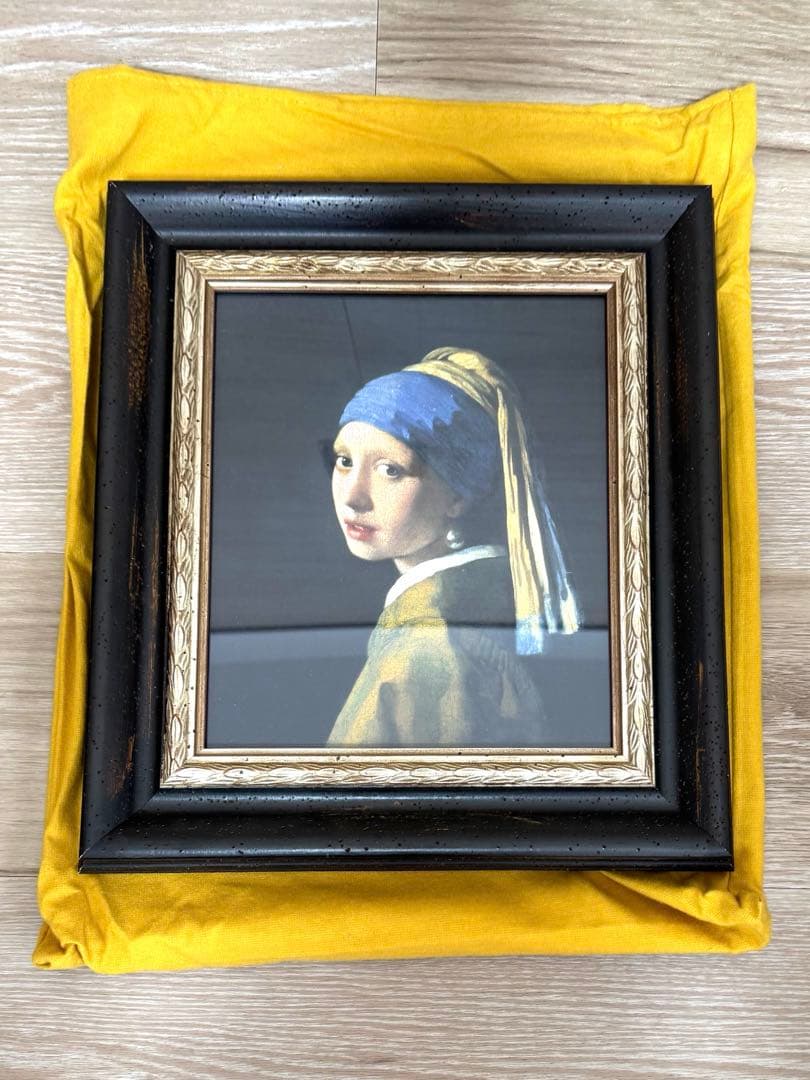 フェルメール全作品集　限定版　複製画「真珠の耳飾りの少女」付き