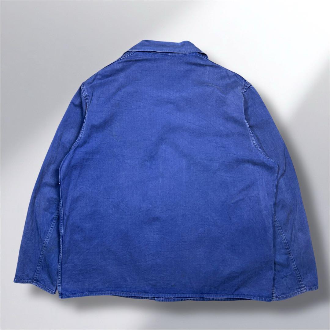 70~80's'ユーロワークジャケット ヘリンボーン織コットン ジャケットXL