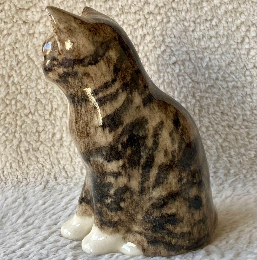 サイズ2　ウィンスタンレイキャット　ケンジントンキャット　キジトラ仔猫　貫入無し