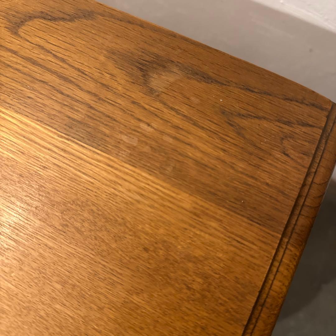 ヴィンテージ　木製サイドテーブル　引き出し付き