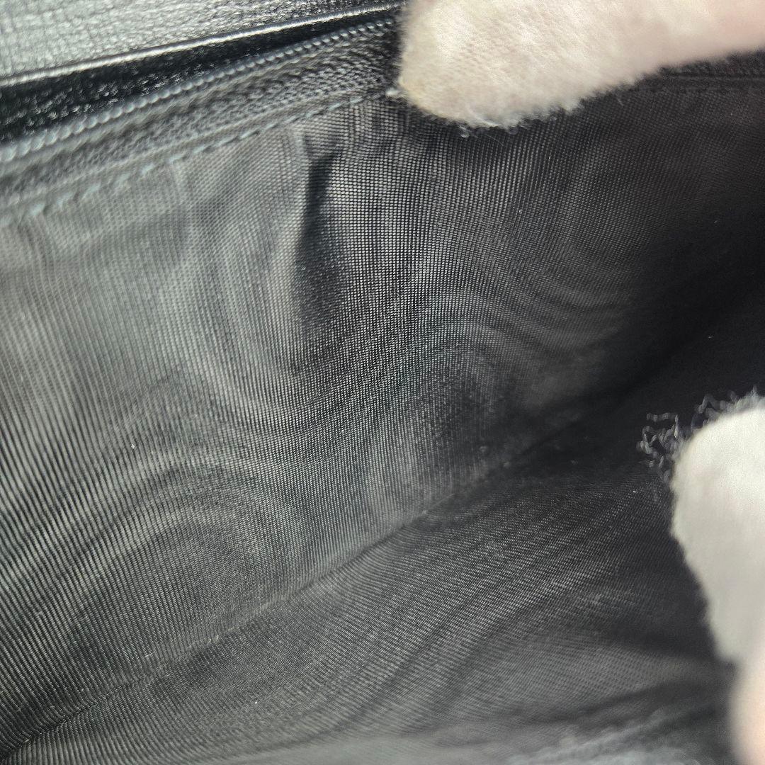 【美品】 GUCCI グッチ GGマリーナ 長財布 財布 ブラック レザー 黒