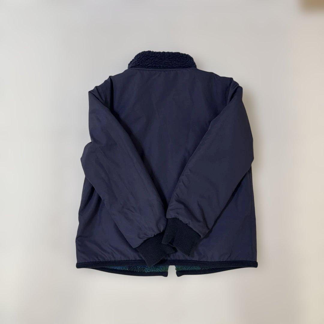 W⭐︎ お正月セールファミリア　リバーシブルジャケット　130 ファミリアチェック