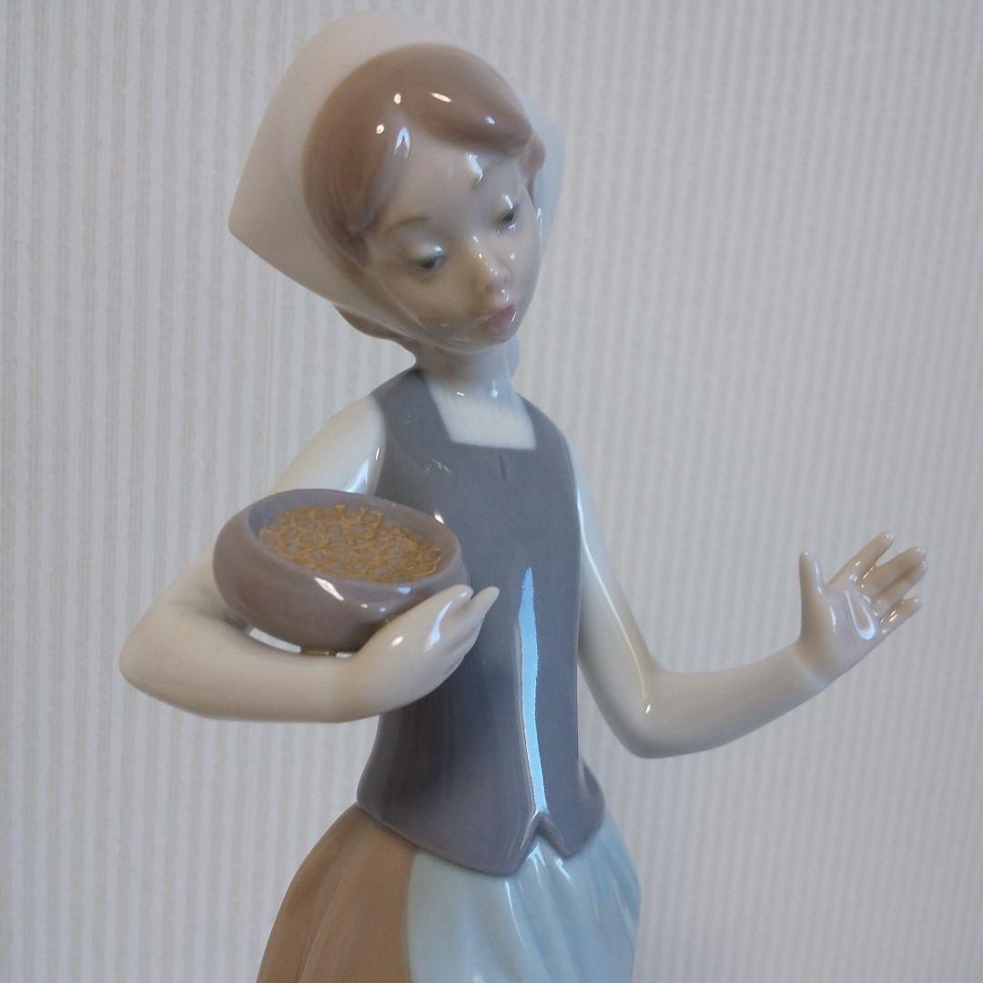 リヤドロLLADRO 少女とアヒル1052