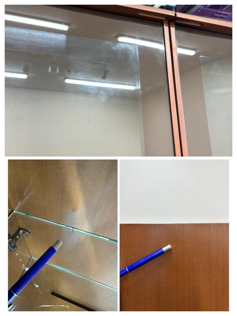 きたちゃん品■アルフレックス■コンポーザー　カップボード　照明付　収納家具