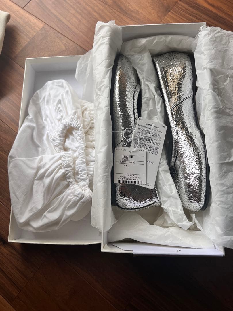 Maison Margiela Tabi マルジェラ　タビ EU36 メタリック