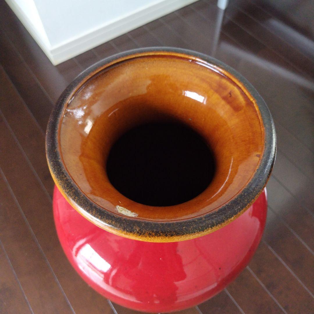 美品！ヴィンテージドイツ製 50-70年代FAT LAVA フラワーベース大型